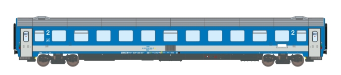 LEMKE Collection 195514 - N - Personenwagen 2. Kl. EC 25/24, MÁV, Ep. V - Wagen 4